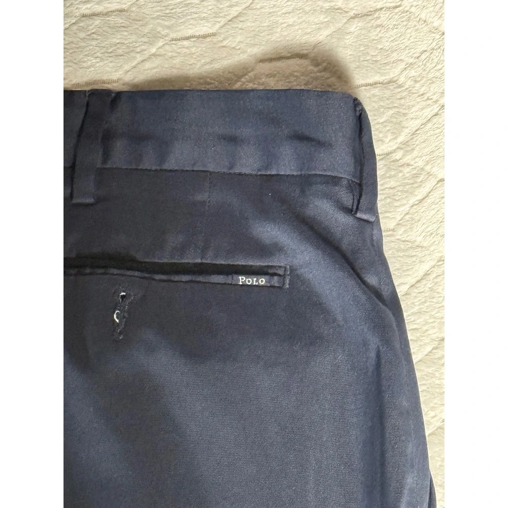 Polo Ralph Lauren Performance Golf Pants Mens 40/32 Navy Blue Travel Trousers